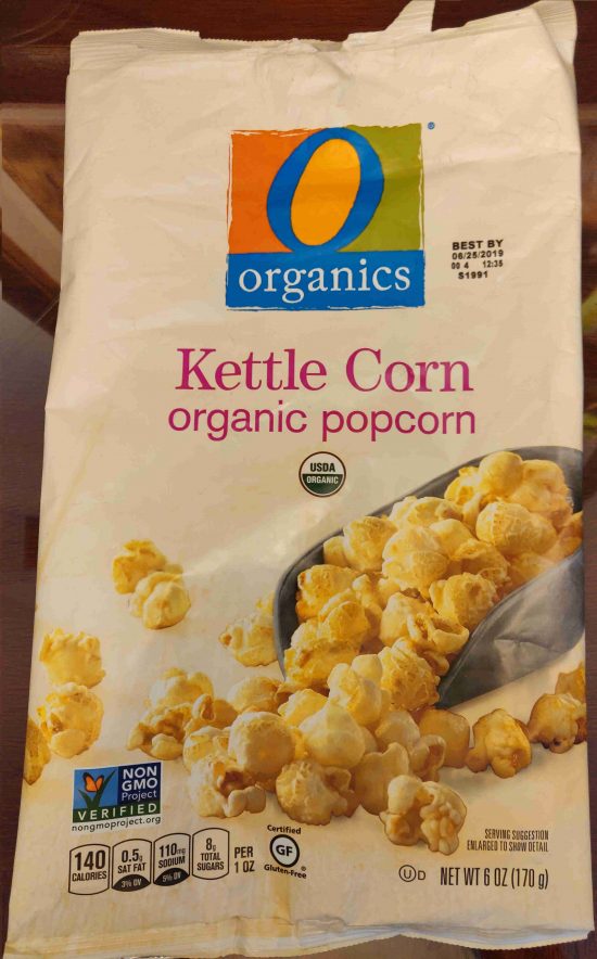 Kettle Corn Organic Popcorn- Organics